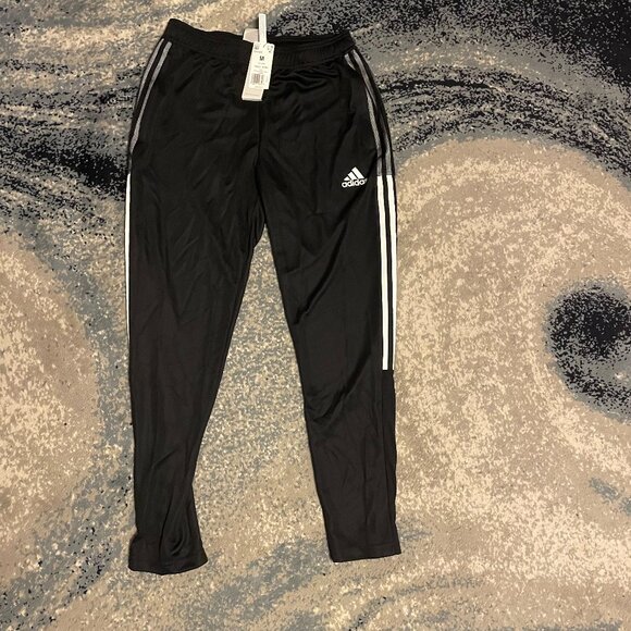 adidas Other - NWT Adidas Track Pants Black Medium Y2K Streetwear Blokecore 3-Stripe Joggers